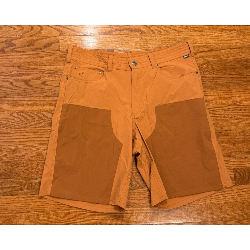 Howler Bros Watermans Shorts Mens 36 Orange Work Utility Fishing Outdoor Hiking